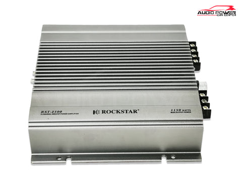 Audiobahn Rockstar RST2500 Amplificador de 2 Canales con 1150 Watts