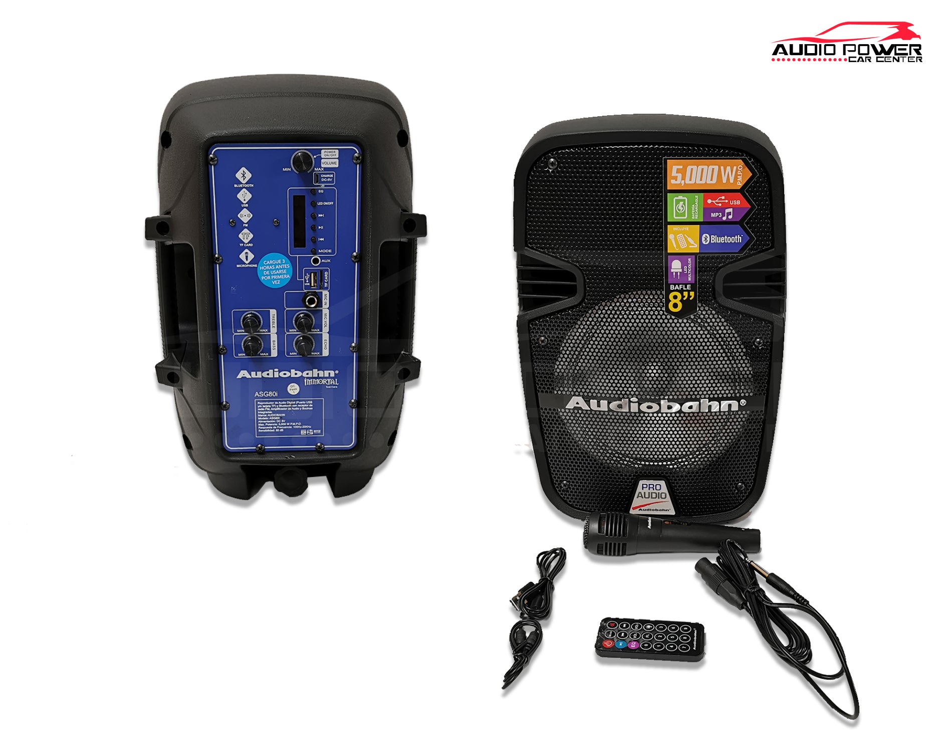 Arriba La Internet Imitación Audiobahn ASG80i Bafle de 8 pulgadas – Audio Power Mobile Shop SA de CV